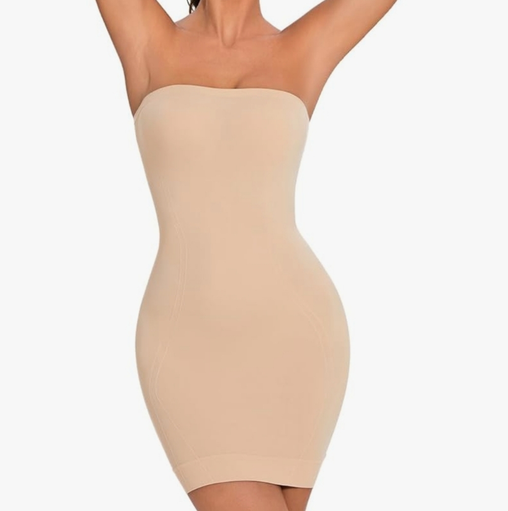 Maidenform Flexees Firm Control Strapless Slip